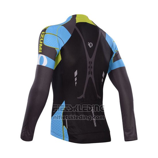 2014 Fietskleding Pearl Izumi Zwart en Azuur Lange Mouwen en Koersbroek
